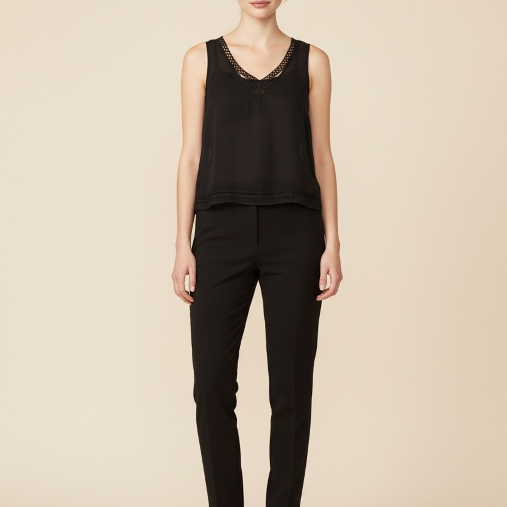 Lived to be spoiled ladies sheer camisole see through top